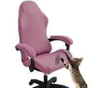 AHYBE 4 Pièces Housses De Chaise Gaming avec AccoudoirsHousse De Chaise De Bureau Extensibles Boss Housses De Chaise De Jeu Ordinateur Bureau Chaise Housses/Housse De Fauteuil Rotatif D'ordinateur(I)