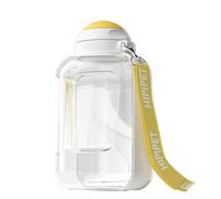 Bouteille d'eau Portable pour Chien 1L Gros Pliable Gourde Chien Voyage Antibactérienne De Qualité Alimentaire pour Chat, Eau Potable pour Animal De Compagnie en Plein Air(White,1000ml)