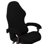 AHYBE Extensible Housse De Chaise De Gaming 4 Pièces Housse De Siège De Chaise De Jeu De Bureau avec Accoudoir Universelle Lavable Couverture De Chaise Bureau pour Chaise De Jeu D'ordinateur(A)