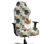AHYBE Gaming Housse De Chaise pour Chaise De Jeu D'ordinateur Housse De Fauteuil Rotatif Bureau 2 Pièces/Ensemble Housse Fauteuil Gamer Couvertures De Dossier De Chaise/Housse De Siège De Chaise(E)