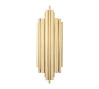 Ahzhlb Appliques murales Post-Modernes en Acier Inoxydable avec Finition dorée pour Chambre à Coucher, Salon, allée Murale, Douille E14 vers Le Haut et vers Le Bas, Applique Murale décorative