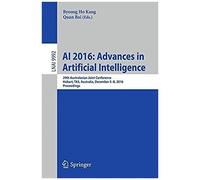 Ai 2016: Advances In Artificial Intelligence