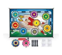 AI à l’entraînement Précision Ciblé, Modèle 666-1, Tapis De Jeu De Football avec Gardien De But Plongeant, Inclut 2 Ballons, Pompe Et Accessoires De Fixation