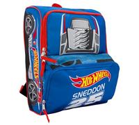 AI ACCESSORY INNOVATIONS Sac à dos pour garçons et filles, sac de voyage scolaire pour tout-petits, Hot Wheels, M, Sac à dos 14 pouces