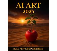 AI Art 2025: Artificial Intelligence Art book of 2025 with over 100 ai generated images using text prompt from real Human intelligence.