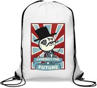 AI Artificial Intelligence I Predict The Future Like A Boss Sac de gym décontracté avec cordon de serrage Blanc
