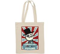 AI Artificial Intelligence I Predict The Future Like A Boss Sac fourre-tout en coton naturel Blanc