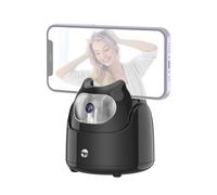 AI Auto Face Tracking Gimbal Desktop Selfie Stabilisateur pour téléphone Robot Cameraman Rotation à 360° Aucune application requise Vlog Live Streaming Vidéo