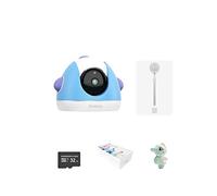 AI Babyphone Bidirectionnel Soins Du Sommeil Voix Détection Des Pleurs Confort Intelligent (BLUE)
