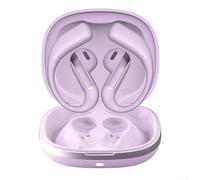 AI Casque de traduction sans fil YJ55 avec confort d'oreille ouverte, traduction en temps réel 164 langues, léger et longue durée de vie de la batterie pour l'extérieur et le travail (violet)