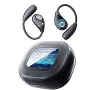 AI Casque Traduction Instantanée, Écouteur Traducteur Vocal Temps Réel Bluetooth avec écran de Couleur LCD Touch, Sans Fil Réduction du Bruit Oreillette, 144 Langues, Entreprise Voyage Apprendre