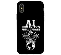 AI - Dernière Mise à Jour de l'humanité - Téléchargement du Robot futuriste Coque pour iPhone X/XS