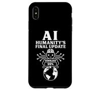 AI - Dernière Mise à Jour de l'humanité - Téléchargement du Robot futuriste Coque pour iPhone XS Max