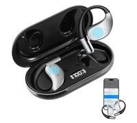 AI Ecouteur Traducteur Instantané, 3 en 1 Oreillette Traduction Instantanée avec 144 Langues, AI Traducteur Vocal Instantané Compatible iOS/Android pour Voyage,Affaires (Noir)