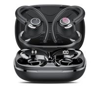 AI Ecouteur Traducteur Instantané avec 164 Langues, 7 Modes de Traduction, 3 en 1 Traducteur Vocal Instantané sans Wi-Fi, Buletooth 5.3 Oreillette Traduction Instantanée pour Voyage avec APP Noir