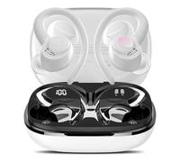 AI Ecouteur Traducteur Instantané avec 164 Langues, 7 Modes de Traduction, 3 en 1 Traducteur Vocal Instantané, Buletooth 5.3 Oreillette Traduction Instantanée pour Voyage/Études à l'étranger Blanc