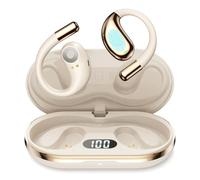 AI Ecouteur Traducteur Instantané Vocal: Bluetooth 6.0 Ecouteurs sans Fil Open Ear avec 156 Langues 3 en 1 Traducteur Vocal Instantané - 6 Modes de Traduction pour Musique Appels Voyages Affaires