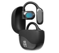 Ai Écouteurs de traduction en temps réel avec application compatible avec iOS et Android, casque Bluetooth 144 langues pour voyage et affaires, noir brillant