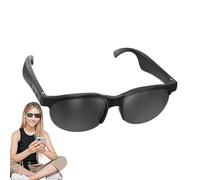 AI Eye Glasses Translator - Lunettes de traducteur portable, convertisseur de voix en direct | Assistant linguistique mains libres avec moteur de traduction interactif pour une communication immersive