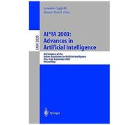 Ai*Ia 2003: Advances In Artificial Intelligence