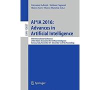 Ai*Ia 2016 Advances In Artificial Intelligence