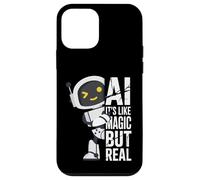 AI It's Like Magic But Real Funny Robot Science Women Men Coque pour iPhone 12 mini