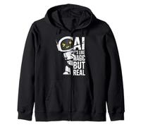 AI It's Like Magic But Real Funny Robot Science Women Men Sweat à Capuche