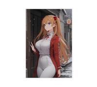 AI Japanese Anime Girl in Tight Pants3218775-bd3b0ff990-00000391 Impression sur toile pour chambre à coucher, bureau, chambre, cadeau sans cadre 40 x 60 cm