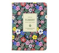 Ai-life Personnel Planificateur(Motif de Fleurs), Quotidien Hebdomadaire mensuel annuel Organiseur Agenda Journalier Carnet, Conçu pour buts & Get Things Done - 192 pages, taille 130x180mm