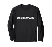 AI Millionaire Manifestation Entrepreneur Hustle Citation Cadeau Manche Longue