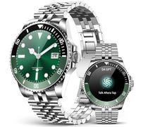 AI Montre intelligente AMOLED pour homme, 1,19", avec appels Bluetooth, 107 modes sportifs, montre de fitness avec fréquence cardiaque, moniteur de sommeil, podomètre, étanche IP67, montre ronde pour