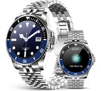 Ai Montre Intelligente Amoled Pour Homme, 1,19"", Avec Appels Bluetooth, 107 Modes Sportifs, Montre De Fitness Avec Fréquence Cardiaque, Moniteur De Sommeil, Podomètre, Étanche Ip67, Montre Ronde Pour