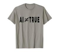 AI no True Réflexion sur l’Intelligence Artificielle T-Shirt