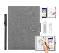 Ai-Powered Smart Writing Set, Ai Smart Digital Notebook with Pen, Smart Electronic Notebook, Digital Pen Real-Time Synchronization Digitization for iOS and Android for Office Note Drawing (Gray)