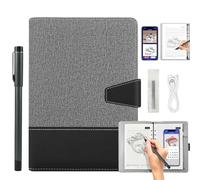 Ai-Powered Smart Writing Set, Ai Smart Digital Notebook with Pen, Smart Electronic Notebook, Digital Pen Real-Time Synchronization Digitization for iOS and Android for Office Note Drawing (Gray-B)
