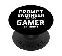 AI Prompt Engineer Gamer PopSockets PopGrip Adhésif