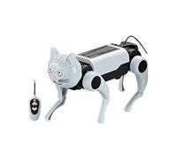 AI Robot Dog - ABS 15cm, Solar Science Kit, DIY Assembly | Interactive Play, STEM Building Toy, Educational Robot For Boys Girls, Family, Adults, Birthday, Holiday Parties, Learning, Science