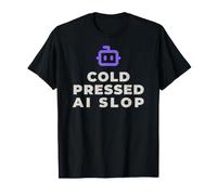 AI Slop pressé à Froid Vintage Vieilli rétro Grunge T-Shirt