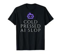 AI Slop pressé à Froid Vintage Vieilli rétro Grunge T-Shirt