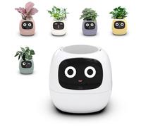 AI Smart Pot de fleurs avec 7 capteurs, écran LCD et contrôle par application pour jardinage domestique intelligent