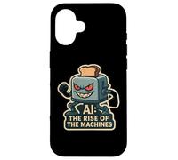 AI The Rise of The Machines Intelligence Artificielle Drôle Coque pour iPhone 16