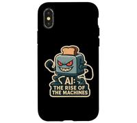 AI The Rise of The Machines Intelligence Artificielle Drôle Coque pour iPhone X/XS
