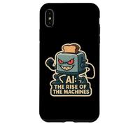 AI The Rise of The Machines Intelligence Artificielle Drôle Coque pour iPhone XS Max