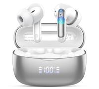 AI Traducteur Vocal Instantané, Bluetooth 5.4 Ecouteurs sans Fil 56H Ecouteur Traducteur Instantané avec 164 Langues et 7 Modes de Traduction, ENC Réduction Antibruit casque