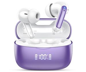 AI Traducteur Vocal Instantané, Bluetooth 5.4 Ecouteurs sans Fil 56H Ecouteur Traducteur Instantané avec 164 Langues et 7 Modes de Traduction, ENC Réduction Antibruit Mic pour Voyage/Affaires/Études