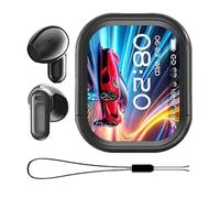 AI Translation Earbuds, Real Time Translating Earbuds, 2.76x1.97x0.98 Inches Touchscreen Wireless Headphones, Noise Canceling, Ideal for Travel, Business, Gym, Learning, Work, Men, Women, School