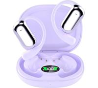 Ai Translation Écouteurs Bluetooth 5.4 pour 144 langues et accents, écran tactile LCD OWS Écouteurs en temps réel compatibles iOS et Android, idéal pour les voyages et l'apprentissage professionnel