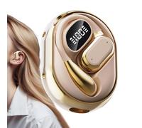 AI Translation Écouteurs - Casque sans fil à crochet, dispositif d'écoute de langue | Équipement audio intelligent de conversion vocale, kit de traduction portable en temps réel pour la maison, le
