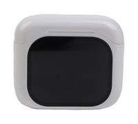 AI Translation Écouteurs sans fil avec écran LCD, connectivité 6.0, son stéréo HD, étanchéité IPX7, adaptés pour les voyages et l'entraînement, noir (blanc)
