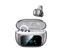 (Ai Translation, White) 2 Colors Open Ear Earbuds Wireless,C-Shaped Bridge Ear Buds for Music & Phone Calls